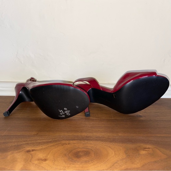 BCBG Red Patent Slingback Heels - Picture 5 of 5